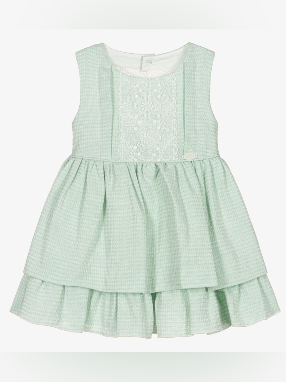 Miranda girls Mint Green white Lace Dress